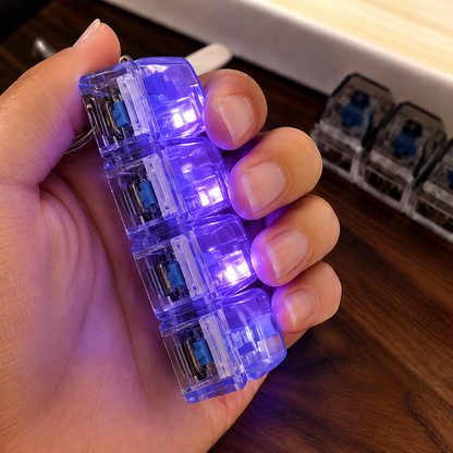 Llavero Antiestrés con Switches y Luces LED
