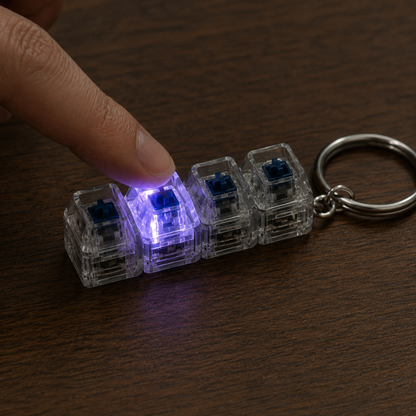 Llavero Antiestrés con Switches y Luces LED